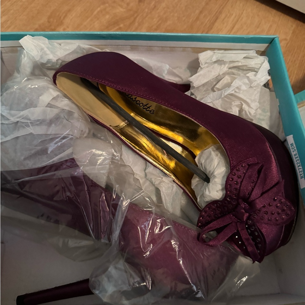 Chic Purple Pop-29 Heels